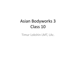 Asian Bodyworks 3 Class 10