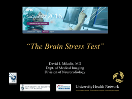 a PowerPoint presentation on The Brain Stress Test.