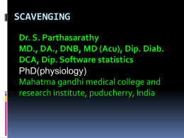 Scavenging - Anesthesia Slides, Presentations and Publications by