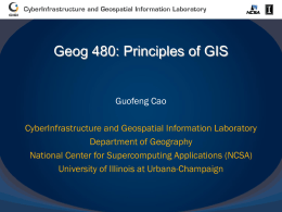 S - CyberInfrastructure and Geospatial Information Laboratory