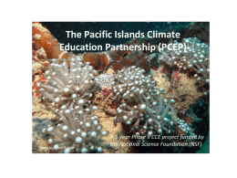 The Pacific Islands Climate Change Education