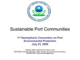 Sustainable Ports