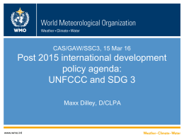 UNFCCC and SDG 3