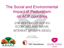 Pastoralism - EESC European Economic and Social Committee