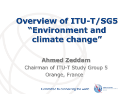 ITU-T Study Group 5