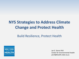 NYS Strategies to Address Climate Change 5.6.13 J.Storm_