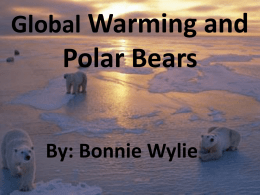 Global Warming and Polar Bears
