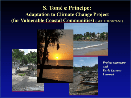 Adaptation to Climate Change for Vulnerable Coastal Communities