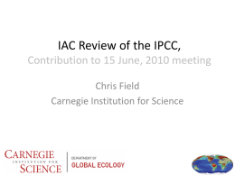 - InterAcademy Council | Review of the IPCC