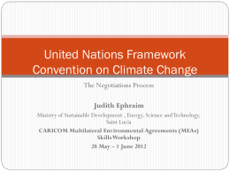 UNFCCC Negotiating Process