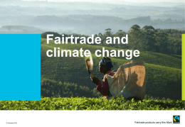 Fairtrade and Climate Change FINAL