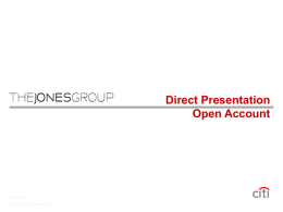 What is Direct Presentation?