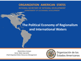 The Political Economy of Regionalism and International