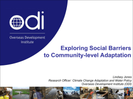Exploring Social Barriers to Community Level