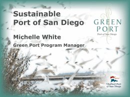 Goals of the Green Port Program Sustainable Development