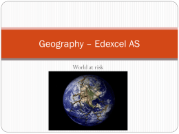 World at Risk 1 - SLC Geog A Level Blog