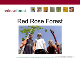 Red Rose Forest - Greater Manchester’s Community Forest