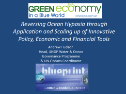 Greening the Nutrient Economy for Ocean Health & Food Security
