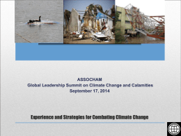 Experience and Strategies for Combating Climate Change