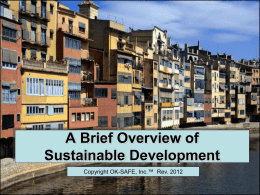 Agenda 21 - Sustainable Development - OK-SAFE