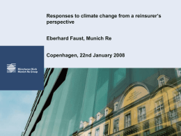 Climate Change and its impact on European Windstorm scenarios