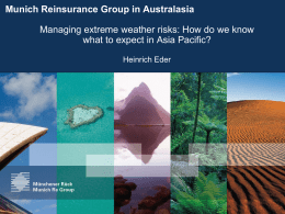 Munich Reinsurance Group in Australasia