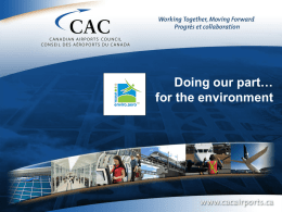 Insert Title Here - Front Page | Canadian Airports Council