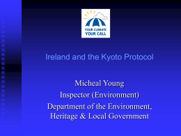 Ireland and the Kyoto Protocol - SEAI