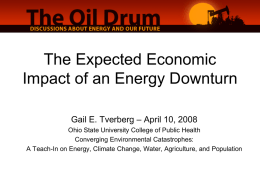 Economic Impact of Peak Oil