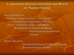 History Of Nuclear Power in Brazil