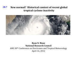 Global Tropical Cyclone Database
