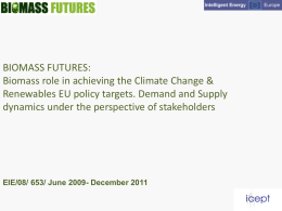 Biomass Futures Summary Presentation Slides (Powerpoint)