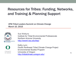 Institute for Tribal Environmental Professionals (ITEP)