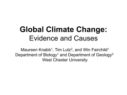 Climate Change - University at Buffalo
