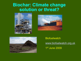 Cooling the planet with biomass?