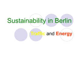 Sustainability in Berlin