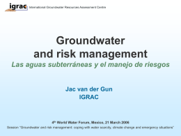 Transboundary exchange of groundwater knowledge: the