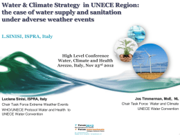 High Level Conference - Regional Environmental Center