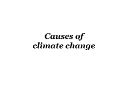 Zmiany klimatu