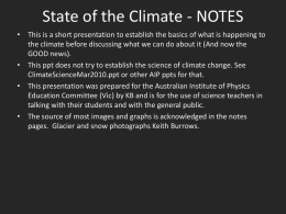 State of the Climate 2009