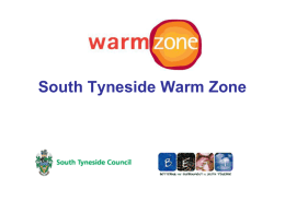 South Tyneside Warm Zone