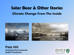Climate Change and Welwyn and Hatfield