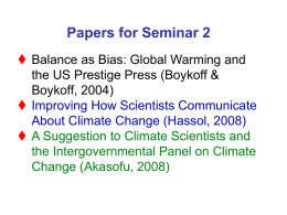 Balance as bias: global warming and the US prestige press
