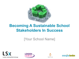Becoming A Sustainable School