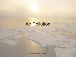 Air Pollution - University of Connecticut