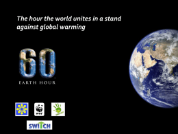 Earth Hour Presentation (Standard)