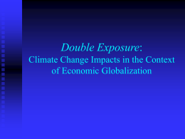Climate Change Impacts in the Context of Economic