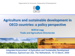 OECD Work on Trade and Agriculture - conference