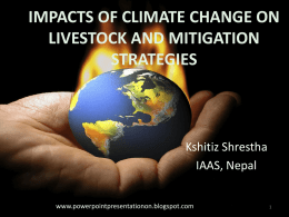 Impacts of climate change on livestock and meeting its