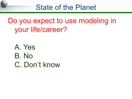 What is a model? - Cornell University